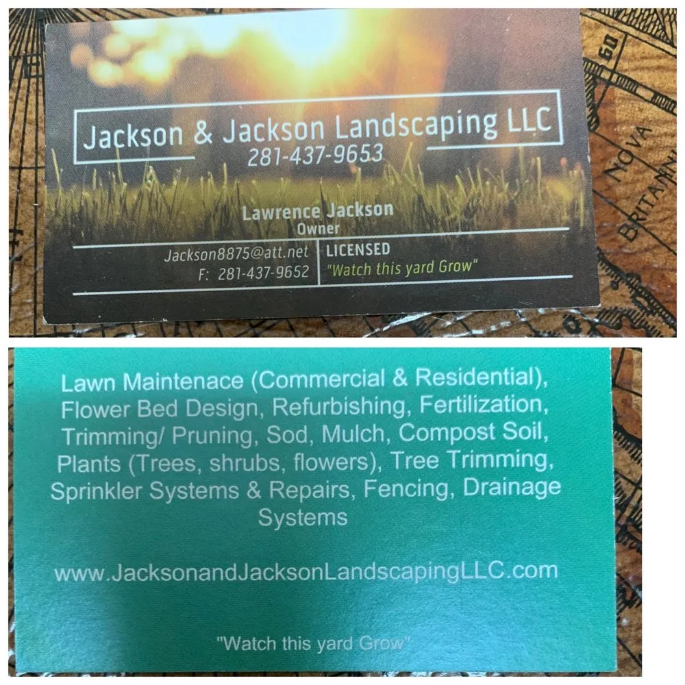 Professional outdoor landscaping for homes in Houston, TX by Jackson & Jackson Landscaping