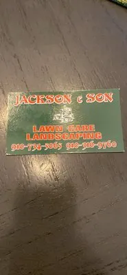 Jackson and Son Lawncare and Landscaping Logo