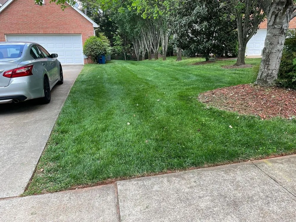Expert landscape installation with custom design in Indian Trail, NC by Jackson Mowing Service