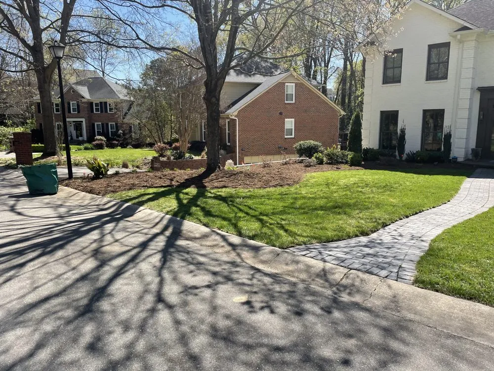 Custom landscape installation for year-round maintenance across Indian Trail, NC - Jackson Mowing Service