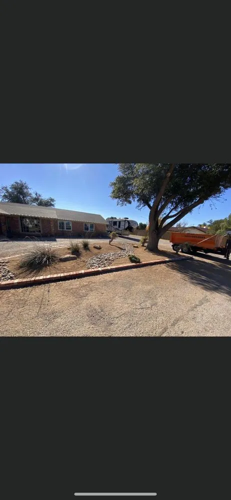 Top-rated lawn mowing service for year-round maintenance in Midland, TX by Jacksons Outdoor Designn