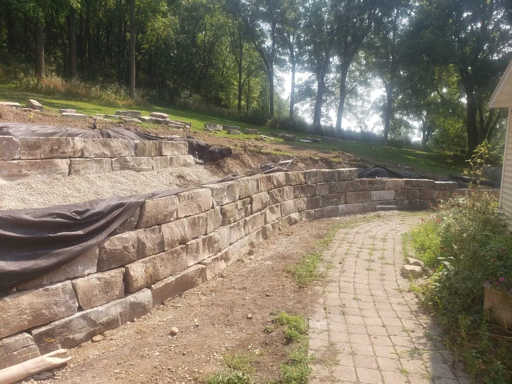 Top-rated outdoor landscaping with custom design in Sun Prairie, WI by Jacksons Yard Care