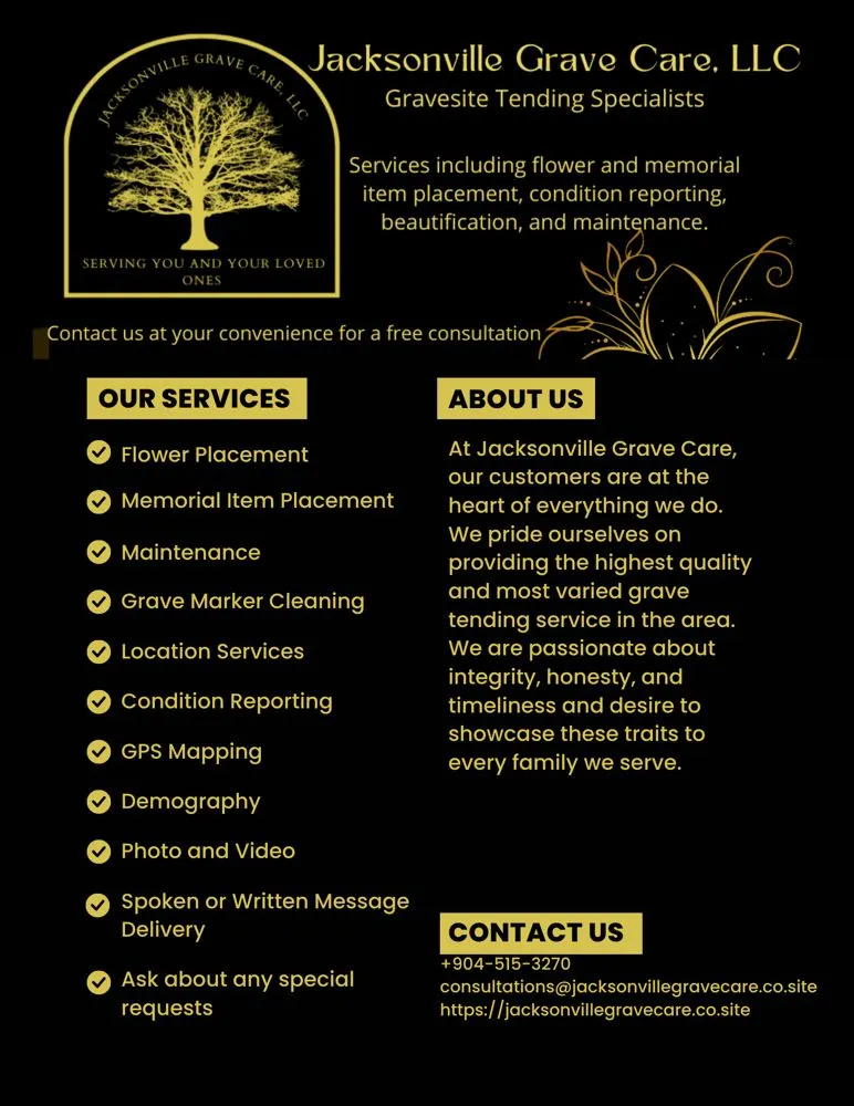 Trusted yard maintenance in Jacksonville, FL - Jacksonville Grave Care