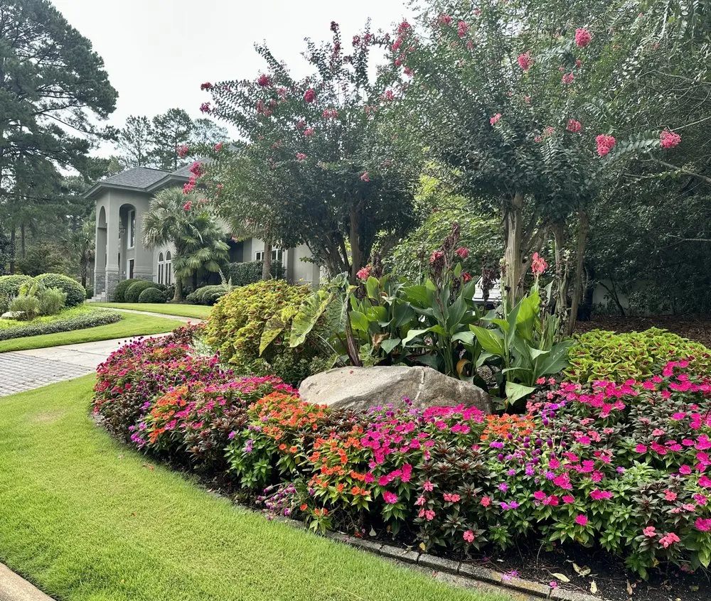 Custom residential landscaping in Augusta, GA by Jacobs Land Management