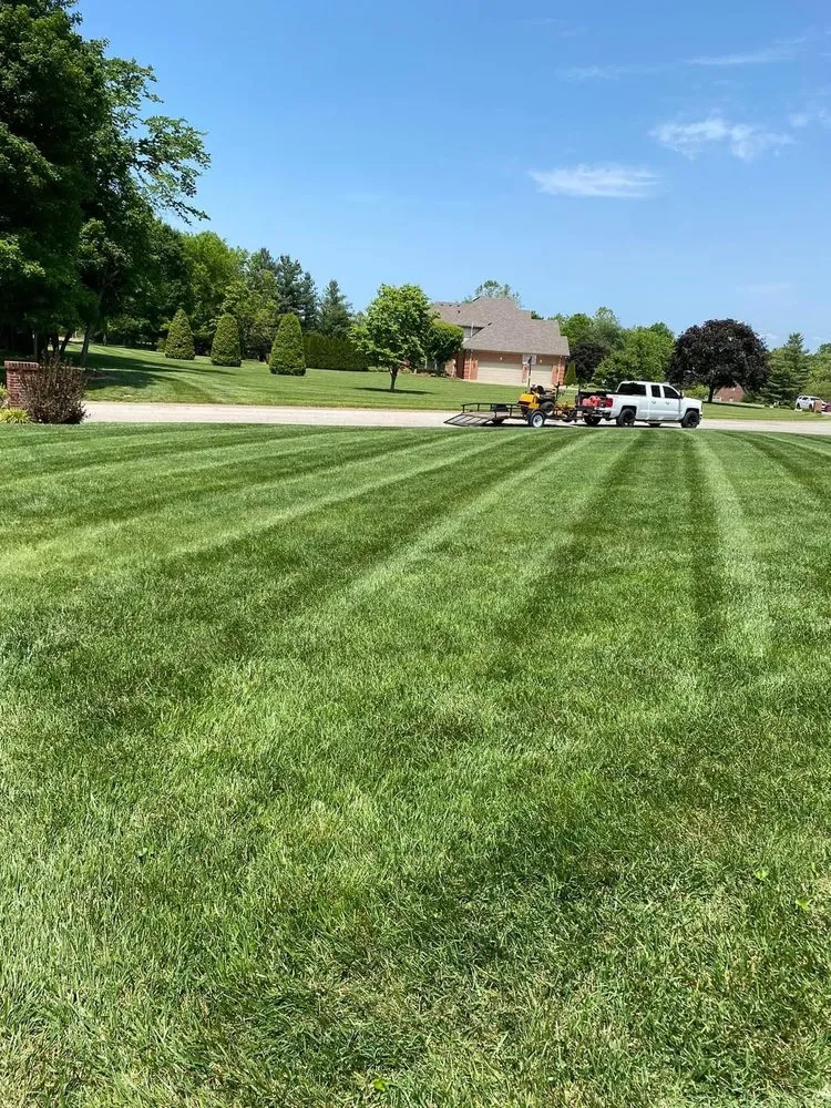 Expert yard maintenance with custom design in Greenville, IN by Jacob's Lawn Care