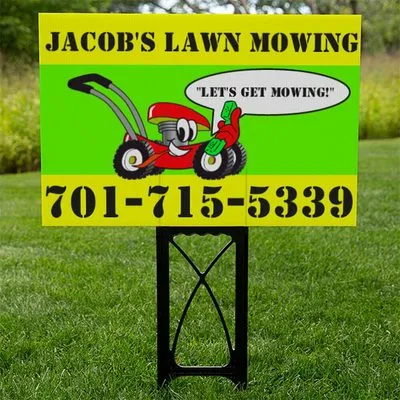 Jacob's Lawn Mowing Logo