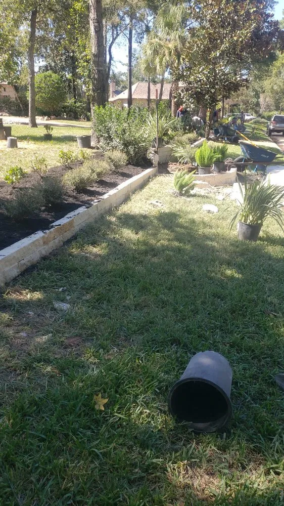 Trusted garden landscaping in Cut and Shoot, TX by Jacome Landscaping
