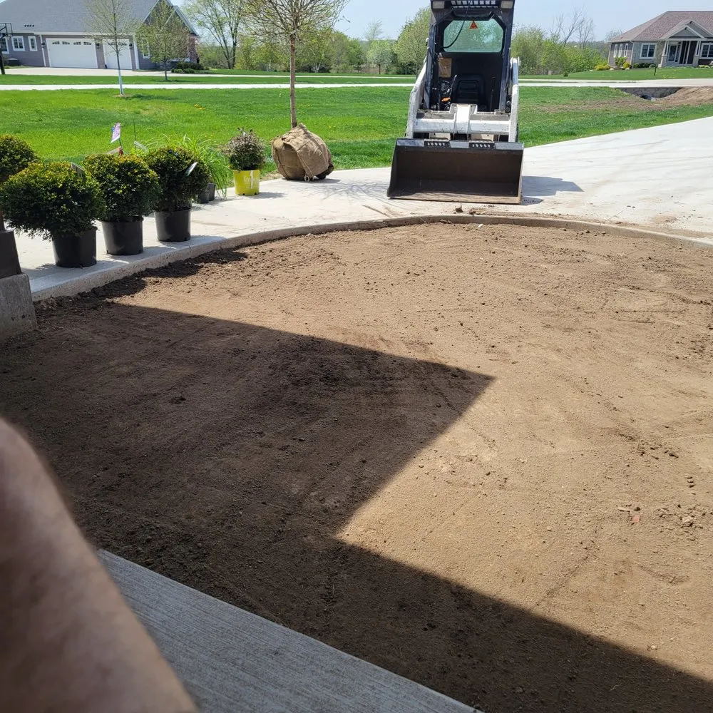 Custom yard cleanup service for beautiful yards in Pewaukee, WI by Jadd Property Services