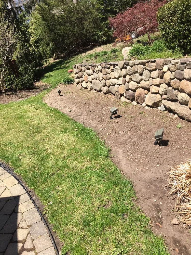 Custom residential landscaping in Wayne, NJ by Jade Landscape Services