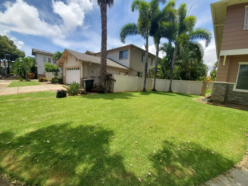 Local landscape installation for homes in Waipahu, HI by Jade's Maintenance & Building Services