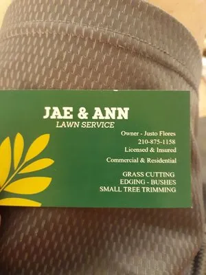 JAE & ANN Lawn services Logo