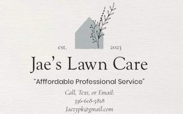 Jae's Lawn Care Logo