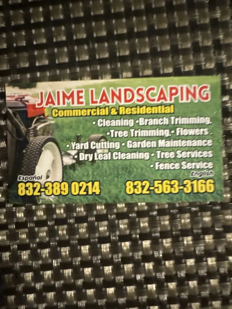 Custom lawn care service in Houston, TX - Jaime Martinez Landscaping