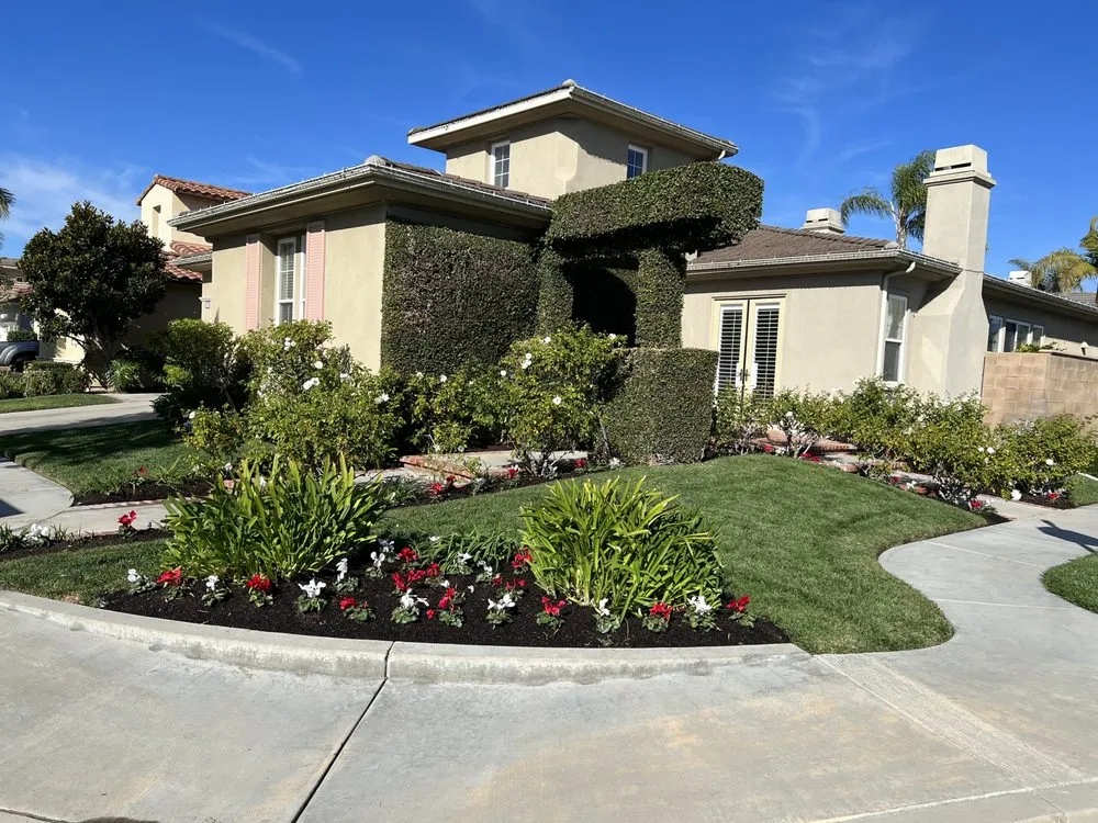 Custom landscape installation in Orange, CA by Jaime Romero Landscape & Construction