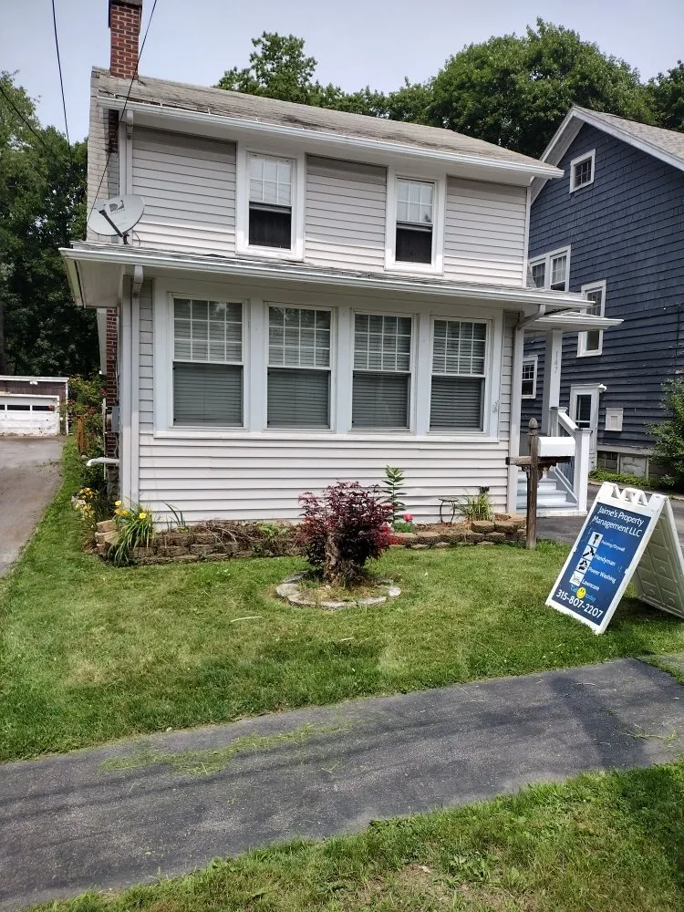 Custom yard maintenance for residential properties in Syracuse, NY by Jaime's Property Management