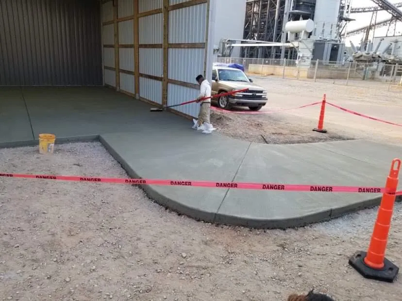 Local landscape installation in Acworth, GA by Jaj Concrete & Landscaping