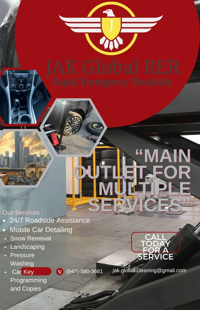 Reliable landscape design in Chicago, IL by Jak Global Rapid Emergency Roadside