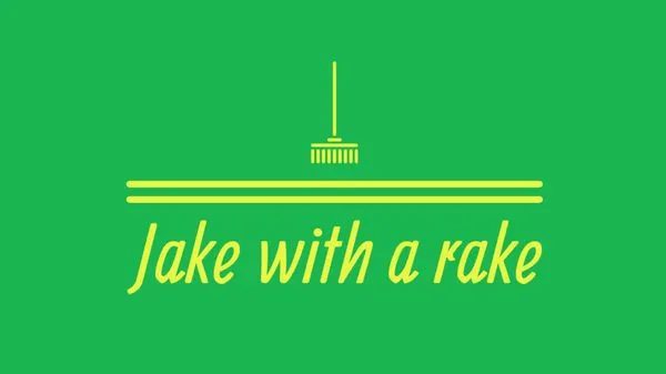 Jake with A Rake Logo