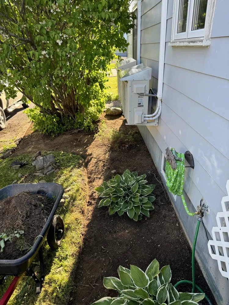 Custom residential landscaping for year-round maintenance in Caribou, ME by Jake’s 4 Season Services