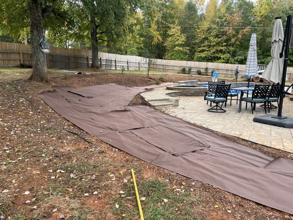 Custom landscape design in Statesville, NC by Jakes contractors