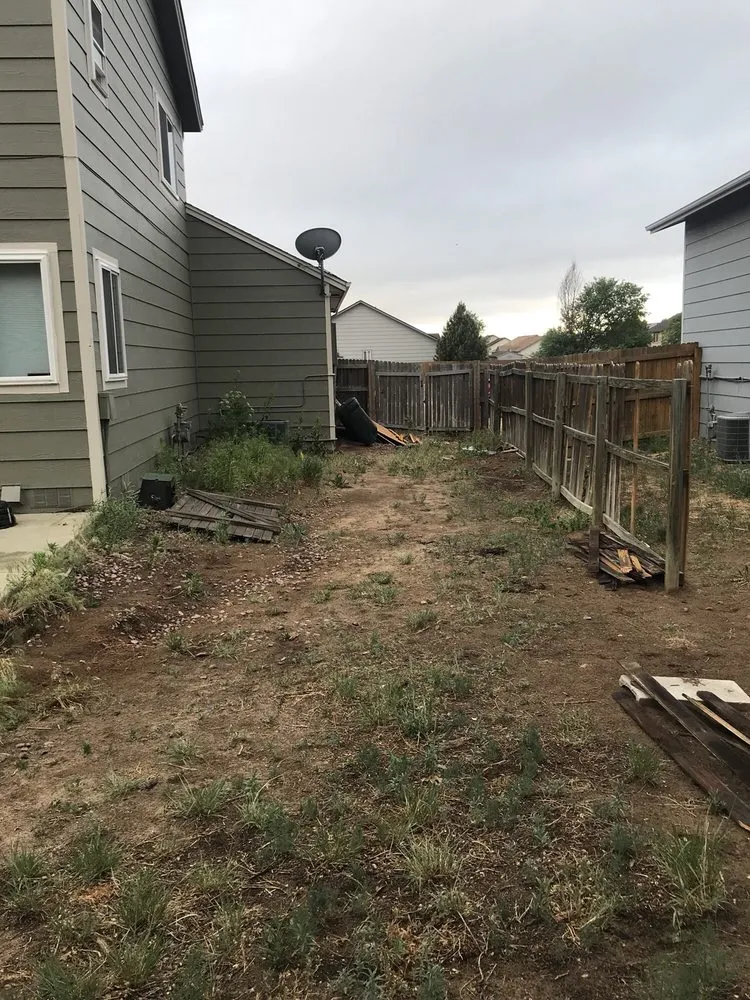 Custom yard cleanup service for residential properties across Colorado Springs, CO - Jake's Designs