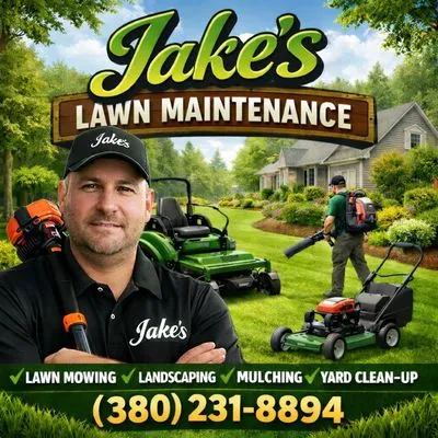 Jake's Lawn Maintenance Logo