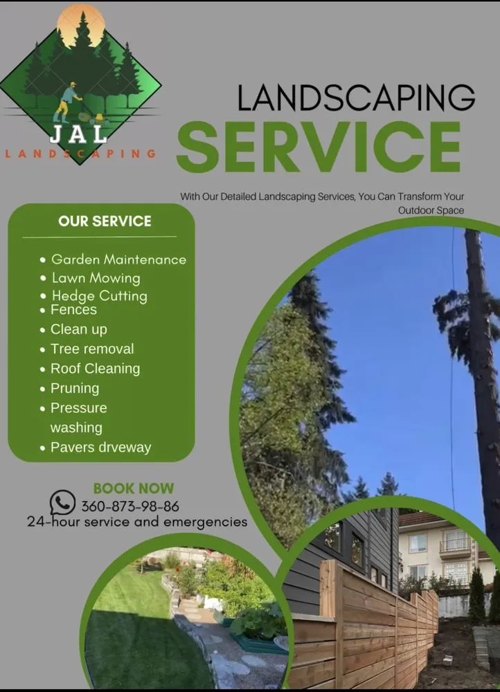 Reliable landscaping services for beautiful yards in Roy, WA by JAL Landscaping