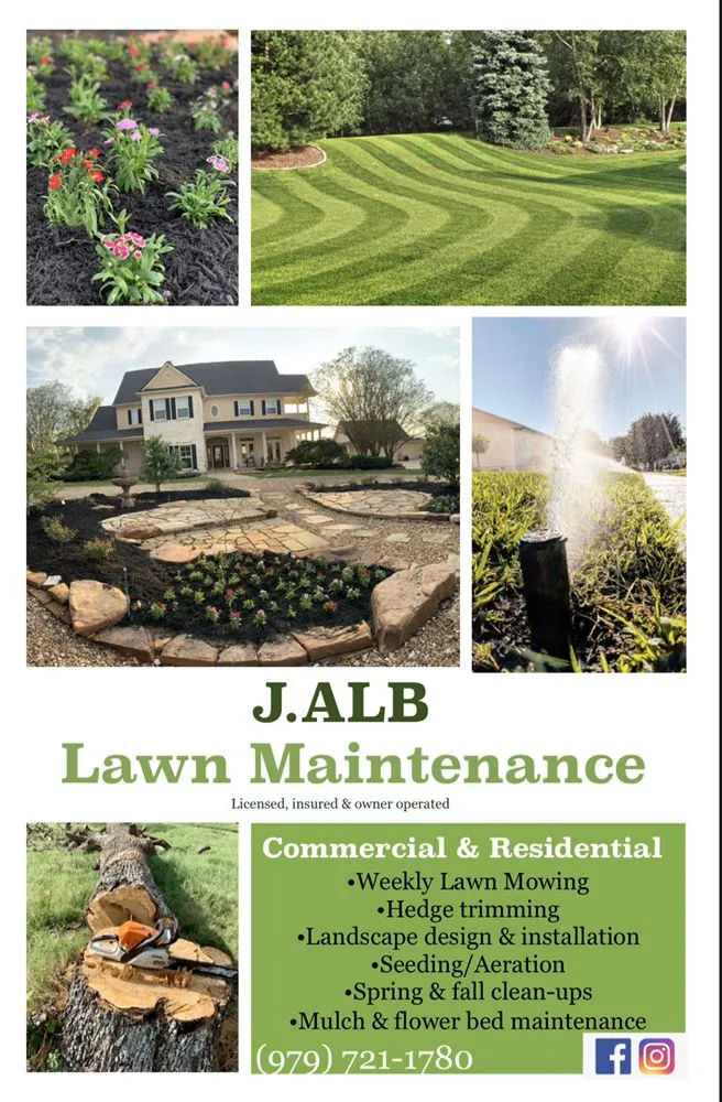 Top-rated landscape installation experts serving Bryan, TX - J.ALB Lawn & Outdoor
