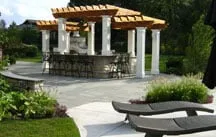 Custom residential landscaping with custom design across Mundelein, IL - James Martin Associates
