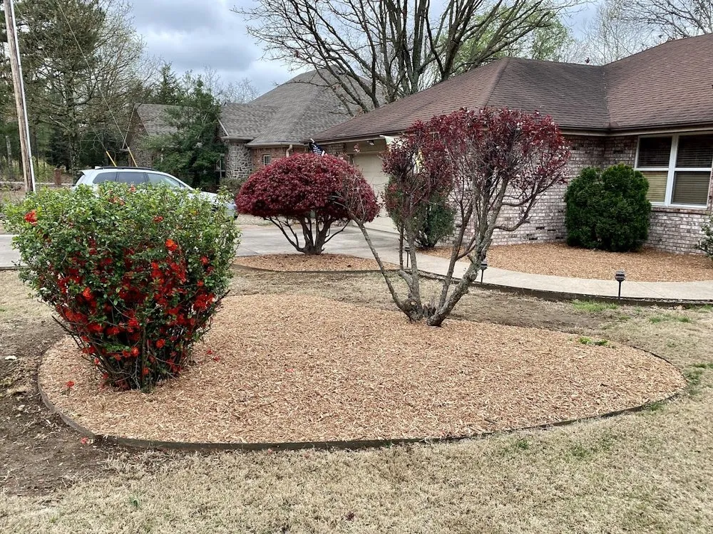 Custom outdoor landscaping in Bella Vista, AR by Jameson Lawn Maintenance