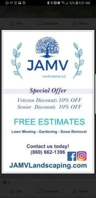 JAMV landscaping Logo