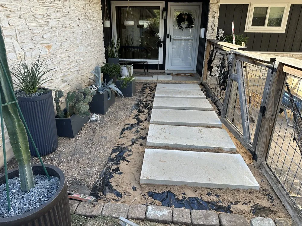 Expert garden landscaping in Del Valle, TX - Jane Custom Masonry