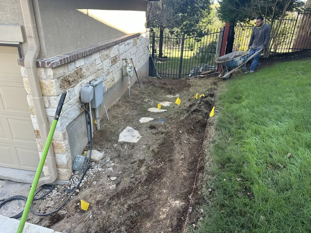 Trusted lawn mowing service for residential properties across Del Valle, TX - Jane Custom Masonry