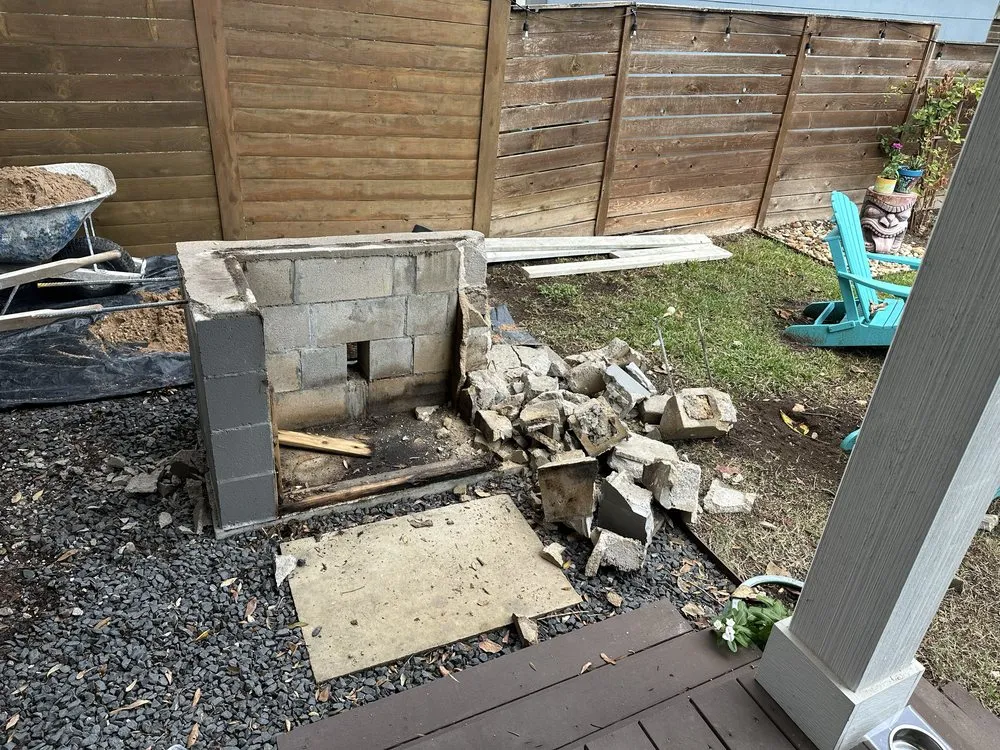 Affordable yard cleanup service for outdoor upgrades in Del Valle, TX by Jane Custom Masonry