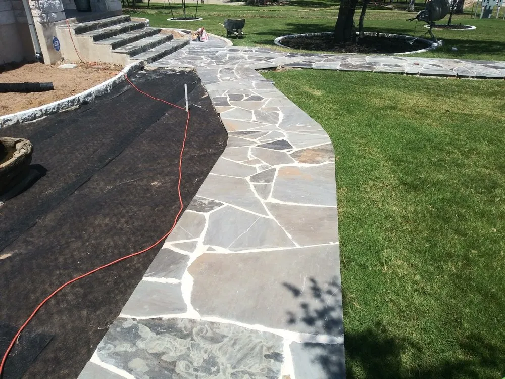 Custom residential landscaping in Del Valle, TX - Jane Custom Masonry