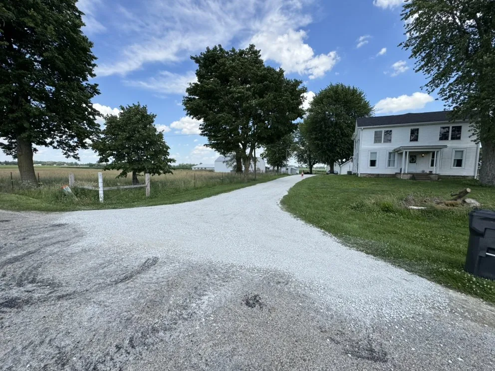 Custom yard cleanup service with custom design in Anderson, IN by Jannings Property Solutions