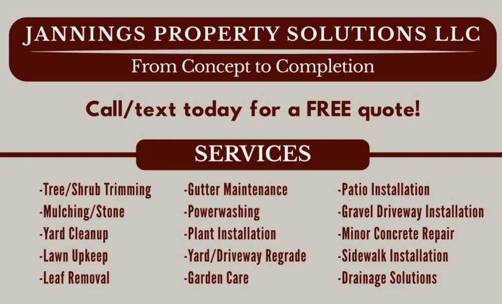 Professional yard maintenance for year-round maintenance across Anderson, IN - Jannings Property Solutions