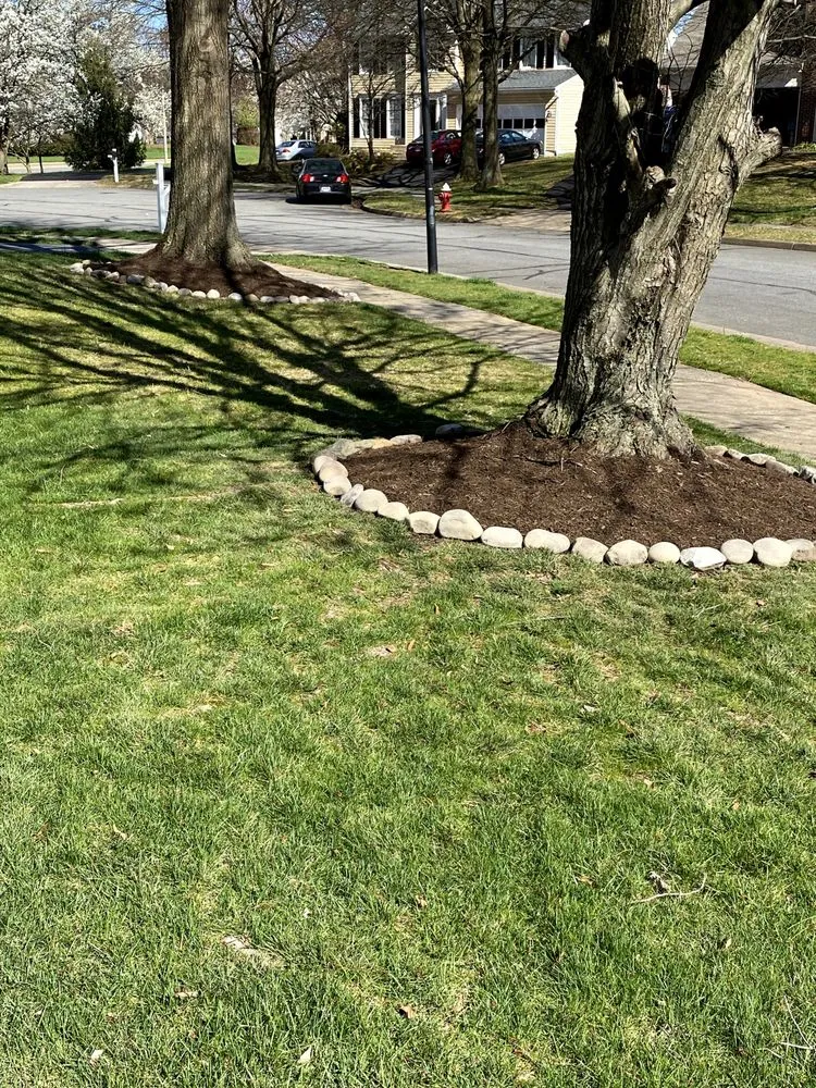 Custom outdoor landscaping with custom design across Leesburg, VA - Jano Lawncare Services