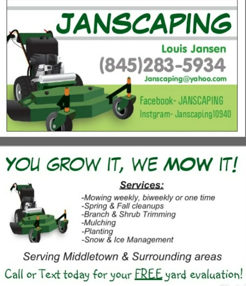 Top-rated yard cleanup service in Middletown, NY by Janscaping