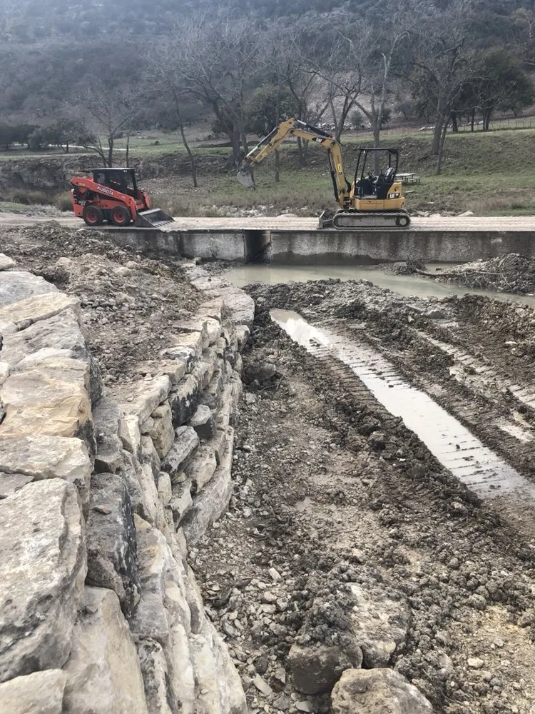 Local outdoor landscaping in Kerrville, TX - JAP Trucking & Construction