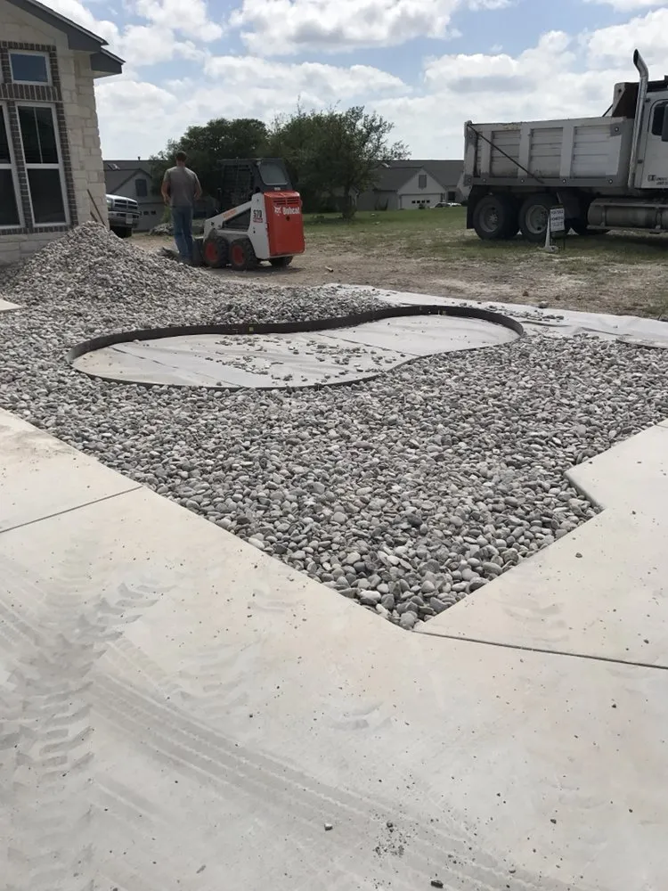 Professional residential landscaping in Kerrville, TX by JAP Trucking & Construction