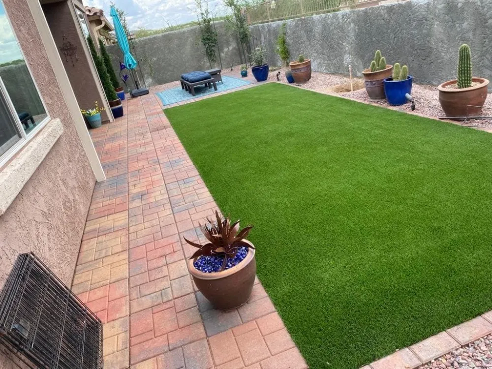 Custom yard cleanup service for outdoor upgrades in Tucson, AZ by JAR Landscaping Hardscaping