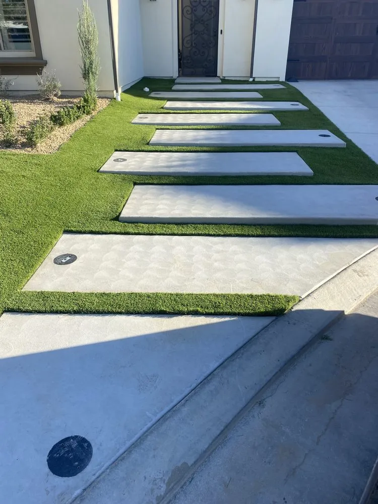 Custom lawn mowing service for beautiful yards in Fresno, CA by Jarce Construction