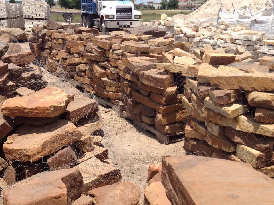 Professional landscape installation in League City, TX by Jardina Garden Center