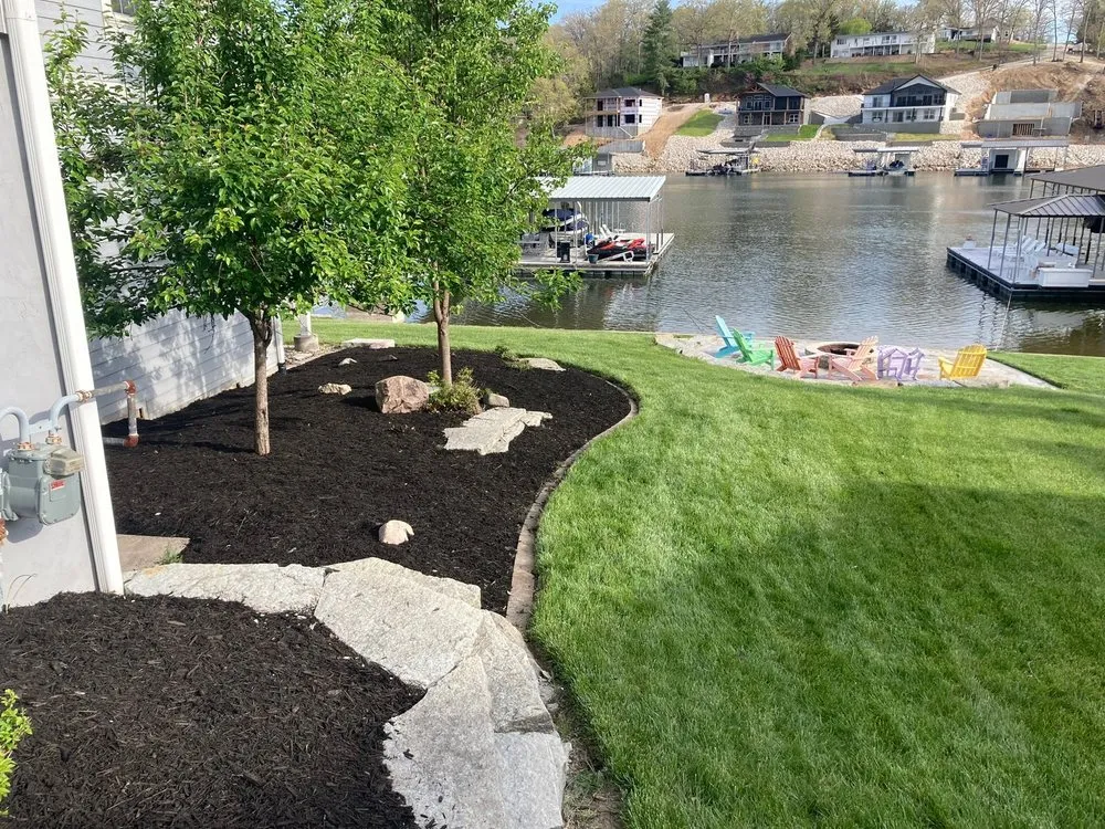 Professional landscape installation in Barnett, MO by Jarmon Lawn Care