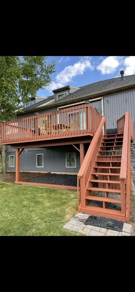 Custom residential landscaping with custom design in Bellefonte, PA by Jarvis Renovations