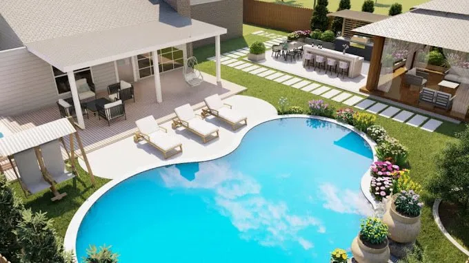 Affordable landscape design for residential properties across Huntington Station, NY - JAS Aquatics | Pool Company | Pool Installers