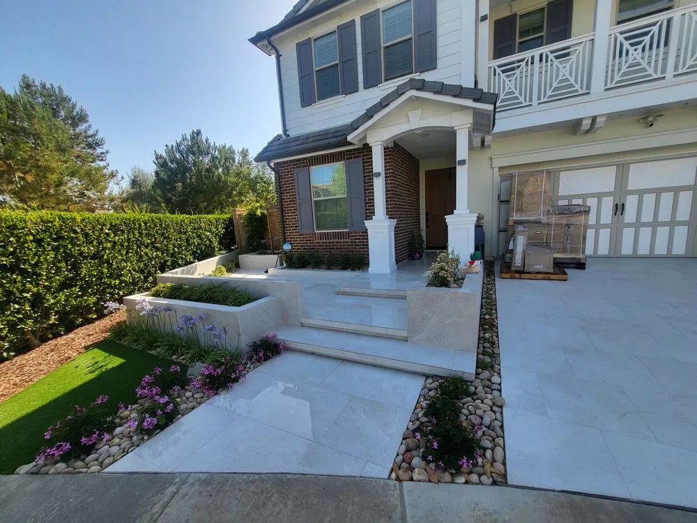 Expert lawn mowing service with custom design in Tustin, CA by Jasmine Landscape and Design