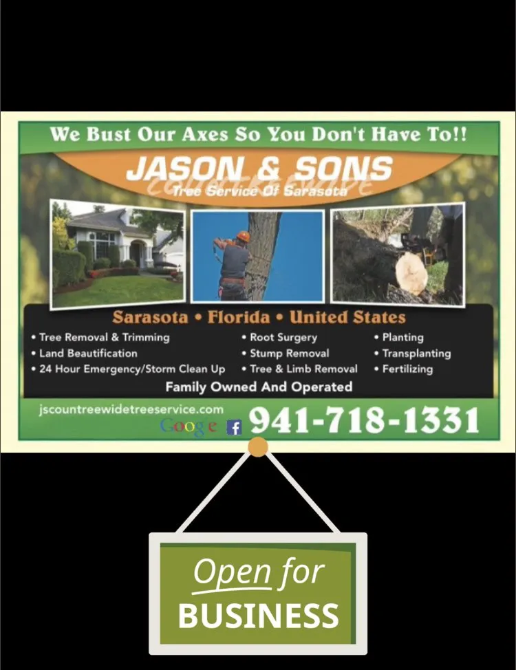 Reliable landscape design near you in Sarasota, FL by Jason & Sons Countreewide Tree Service