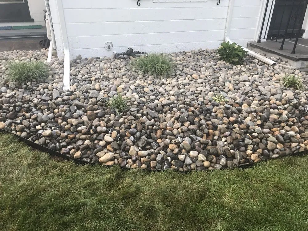 Custom garden landscaping in North Haven, CT by Jason Landscape Contractors